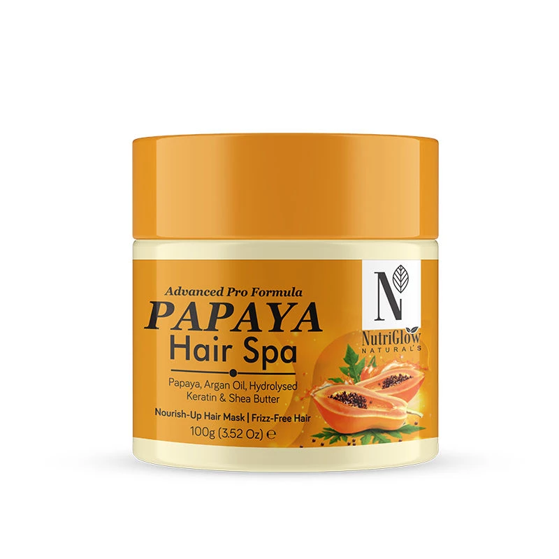 NutriGlow Naturals Advanced Pro Formula Papaya Hair Spa, 100 g-2.webp